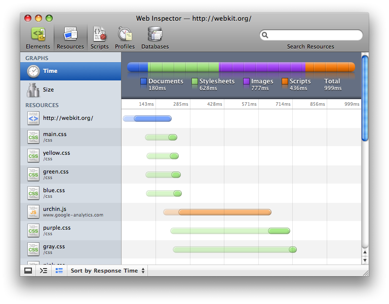 Safari Web Inspector Vista