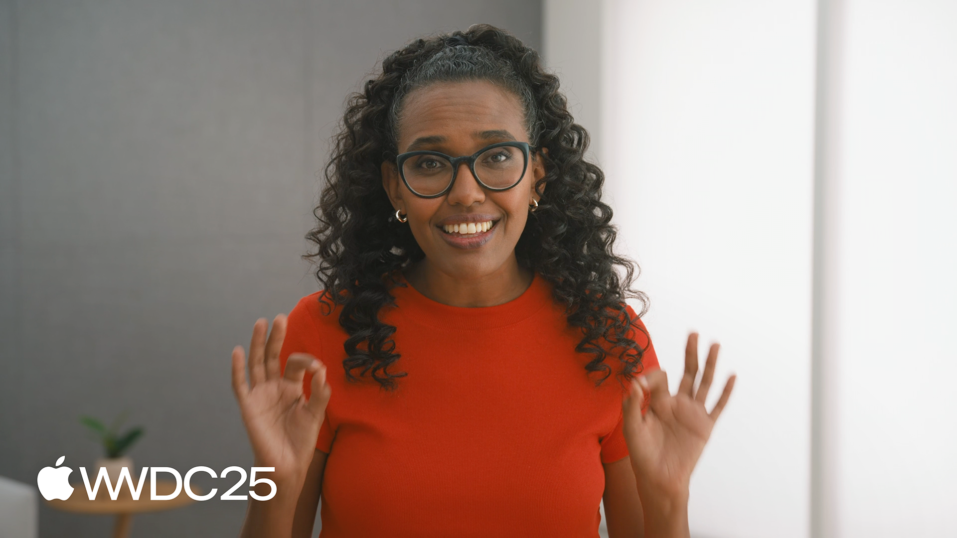 Saron Yitbarek presenting What's New in Safari and WebKit at WWDC25