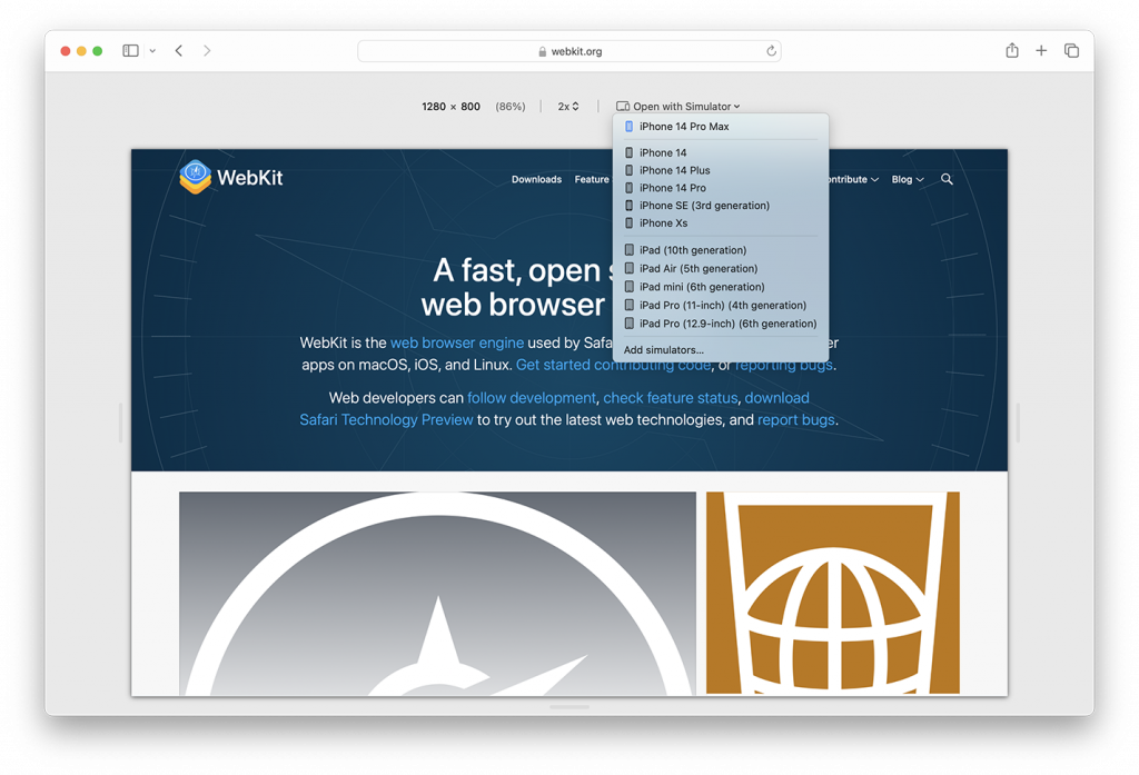 safari webkit versions