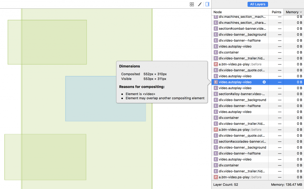 Visualizing Layers in Web Inspector | WebKit