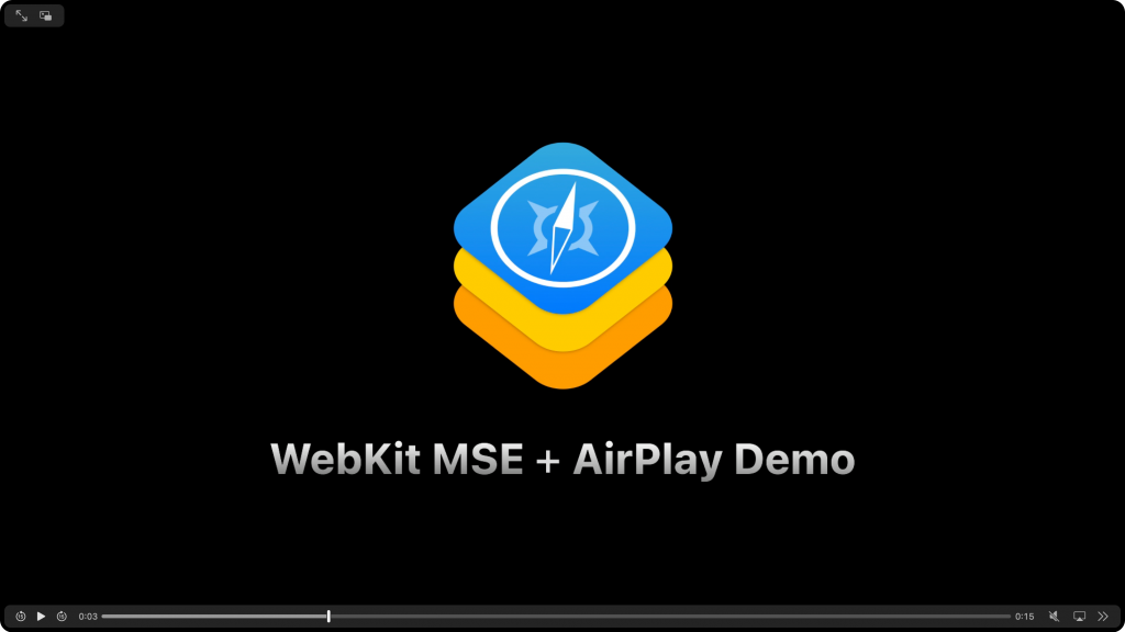 How to use Media Source Extensions with AirPlay | WebKit