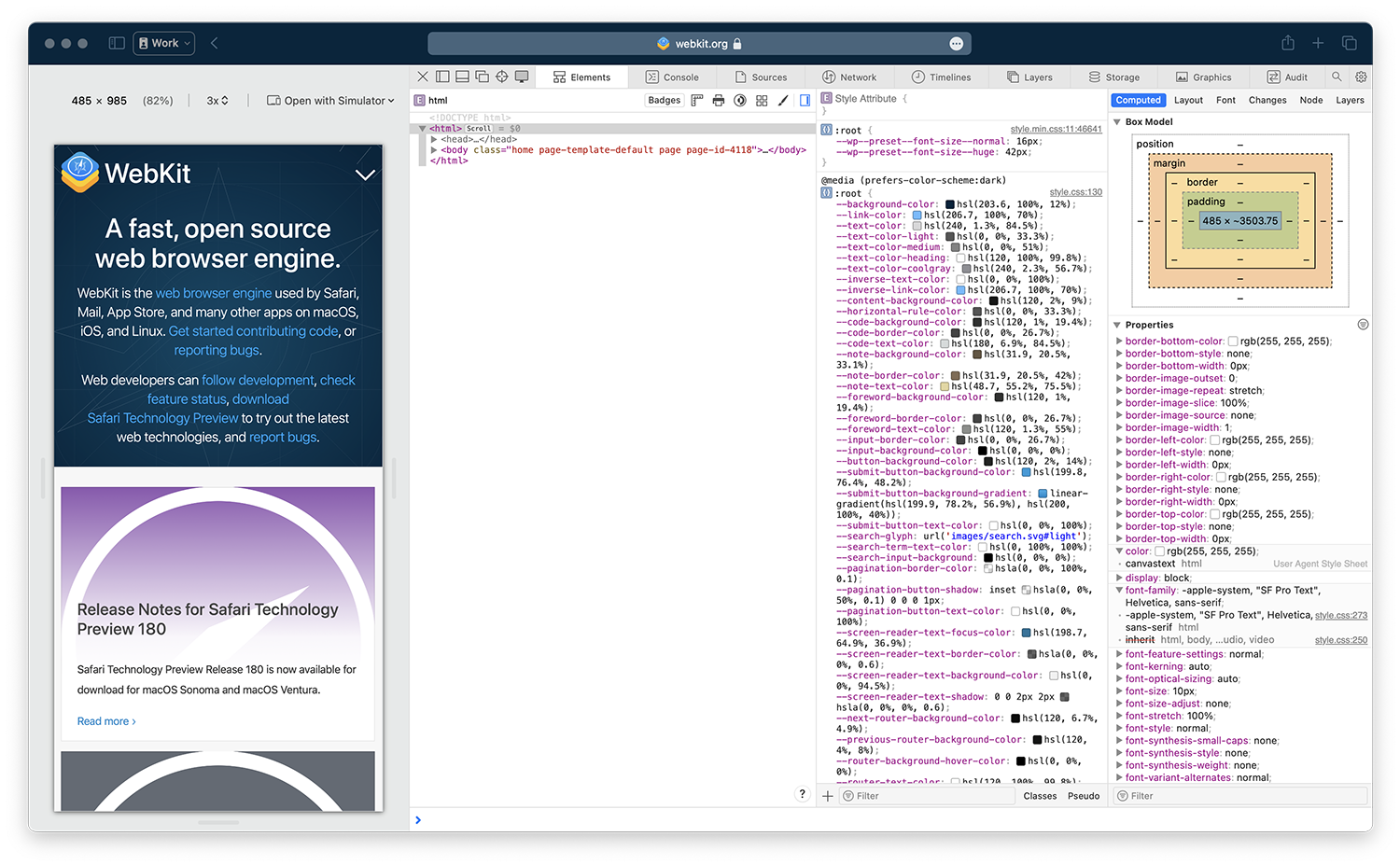 WebKit on X: Release notes for Safari Technology Preview 133 are available  with updates to CSS, experimental CSS Cascade Layers, CSS Font Loading API,  JavaScript, Web API, Web Extensions, and more.