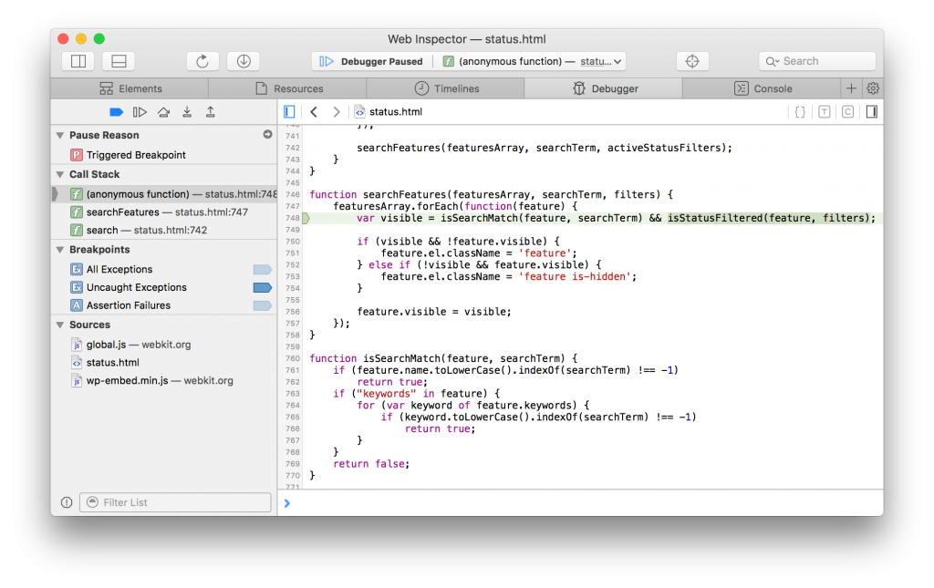 Debugger Stepping Highlights
