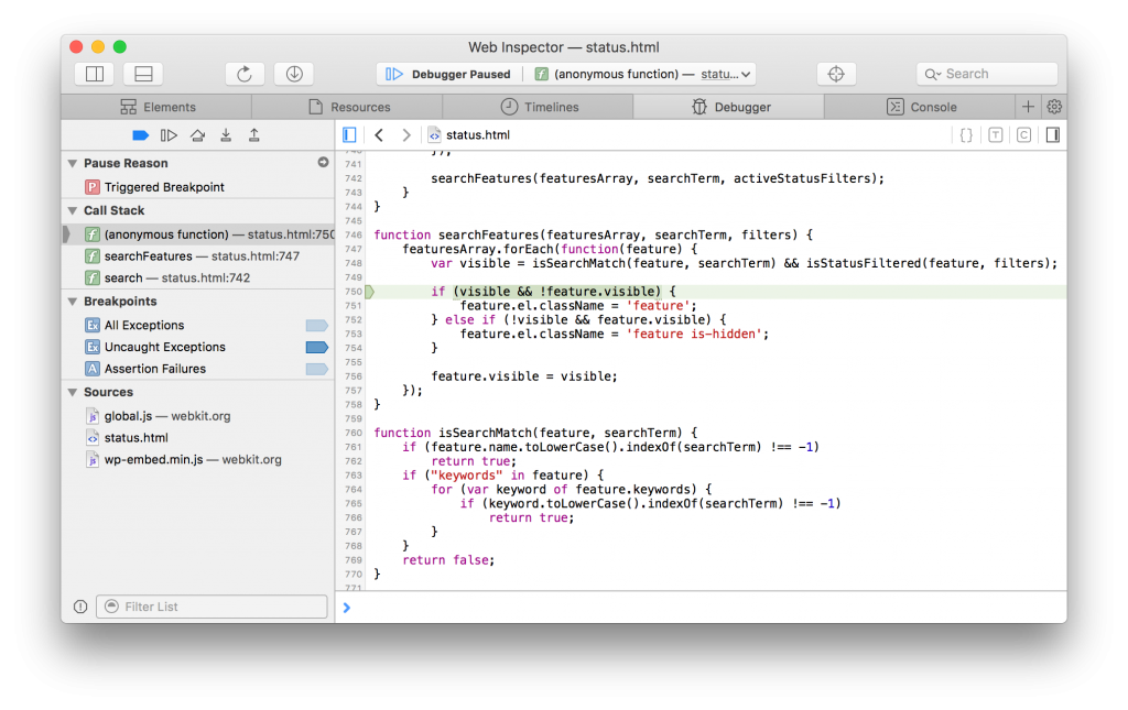 Debugger Stepping Highlights